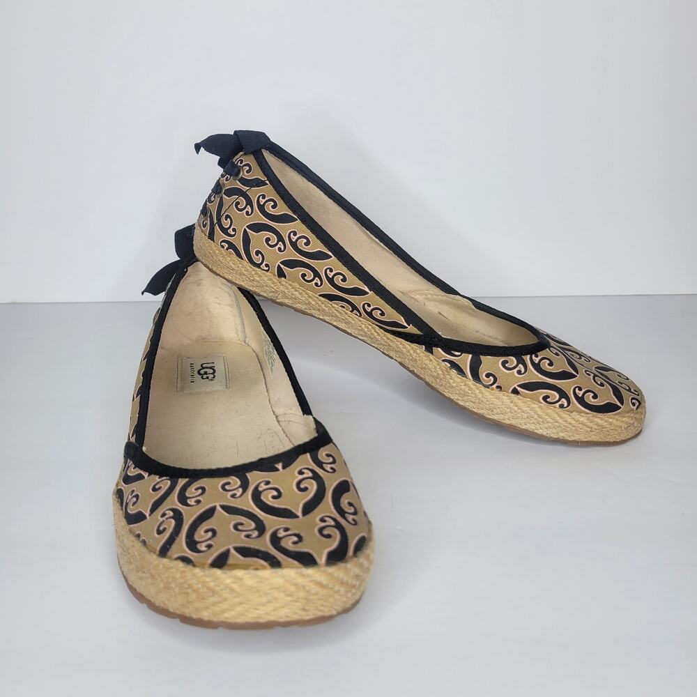 UGG Indah Marrakech Slip-On Espadrille Flats, size 7.5